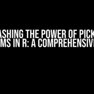 Unleashing the Power of Pick with RowSums in R: A Comprehensive Guide