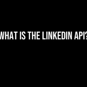 What is the LinkedIn API?